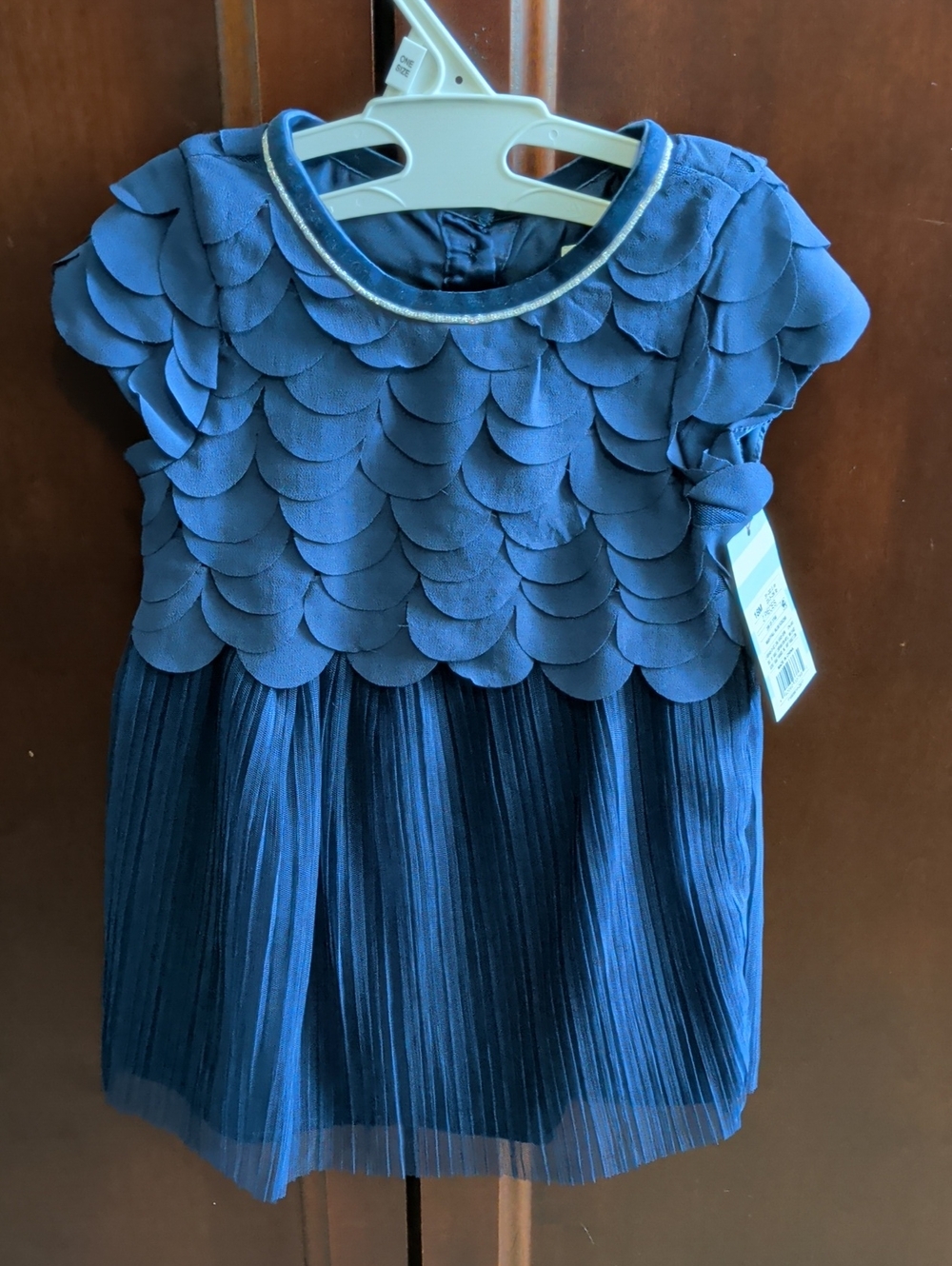 Target Nightfall Blue Pleated Girl's Dress Set